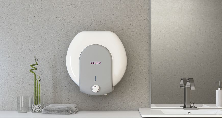 Водонагрівач електр. TESY Bilight Compact 15A GCA 1520 L52 RC, 15л, 2кВт, монтаж над мийкою, мех. кер-ння, A, білий 304140 фото