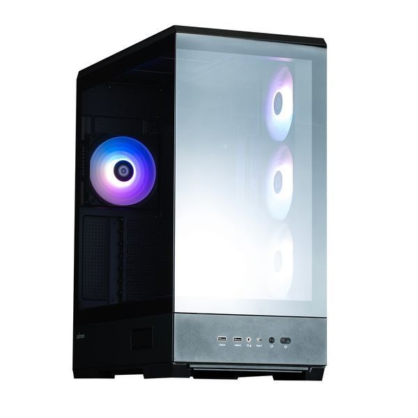 Корпус Zalman P50 DS без БП, 2xUSB3.0, 1xUSBType-C, 4x120мм ARGB, VGA 435мм, LCS ready, TG Side Panel, ATX, чёрный P50DSBLACK фото