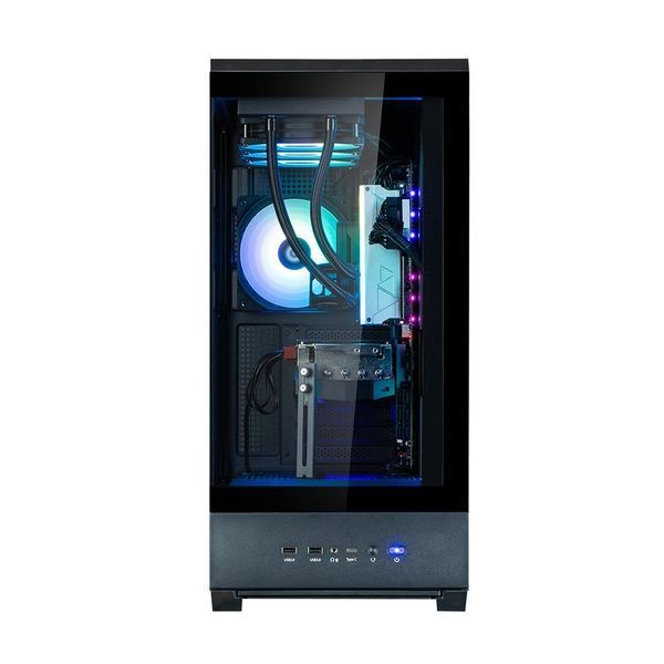 Корпус Zalman P50 DS без БП, 2xUSB3.0, 1xUSBType-C, 4x120мм ARGB, VGA 435мм, LCS ready, TG Side Panel, ATX, чёрный P50DSBLACK фото