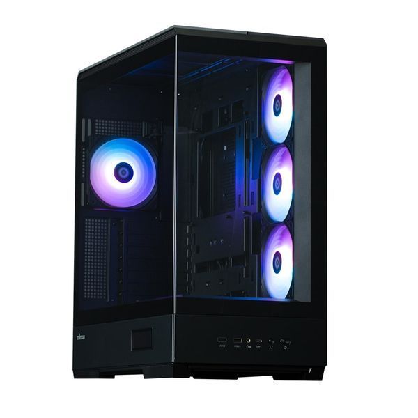 Корпус Zalman P50 DS без БП, 2xUSB3.0, 1xUSBType-C, 4x120мм ARGB, VGA 435мм, LCS ready, TG Side Panel, ATX, чёрный P50DSBLACK фото