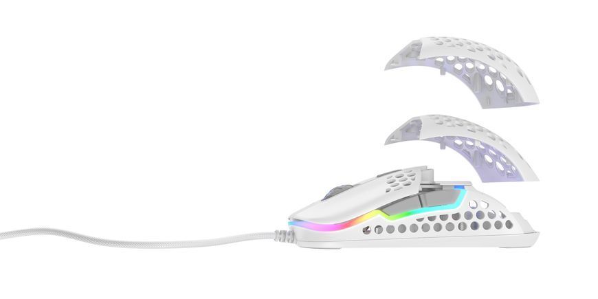 Миша Xtrfy M42, USB-A, RGB, білий XG-M42-RGB-WHITE фото