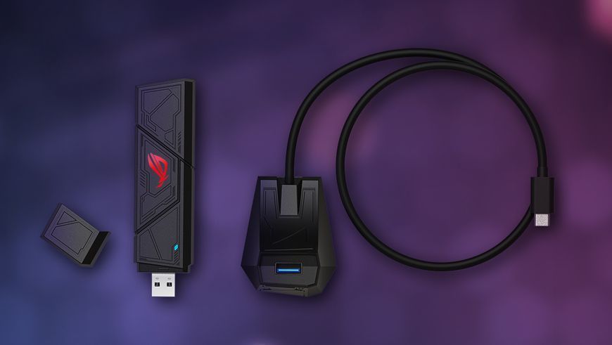 Адаптер WiFi ASUS USB-BE92 BE6500, USB 90IG09I0-MO0B00 фото