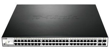 Комутатор 48xGE PoE, 4xGE/SFP WebSmart D-Link DGS-1210-52MP DGS-1210-52MP фото