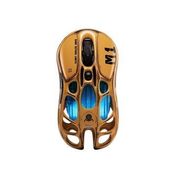 Миша GravaStar Mercury M1 Pro, magnesium alloy body, BT/WL/USB-A, RGB, Battle-Worn Yellow GSM1PRO_YLW фото