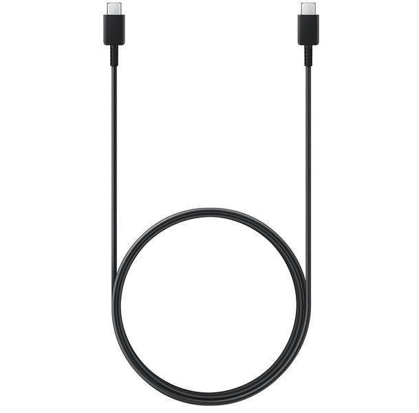 Кабель USB-C > USB-C заряджання/синхронізації Samsung 1м, Type-C, 3A, 60Вт, чорний EP-DA705BBRGRU фото