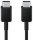 Кабель USB-C > USB-C заряджання/синхронізації Samsung 1м, Type-C, 3A, 60Вт, чорний EP-DA705BBRGRU фото 1