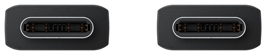 Кабель USB-C > USB-C заряджання/синхронізації Samsung 1м, Type-C, 3A, 60Вт, чорний EP-DA705BBRGRU фото
