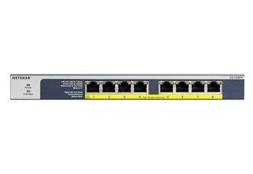 Комутатор NETGEAR GS108PP 8xGE PoE, 123Вт, Некерований GS108PP-100EUS фото