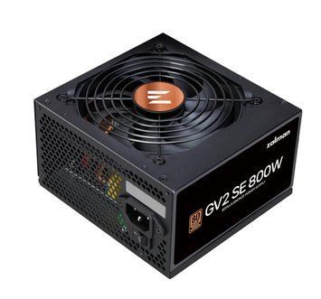 Блок живлення Zalman GV2SE (800W) 88%, 80+ Bronze, 120мм, 1xMB 24pin(20+4), 1xCPU(4+4 pin + 8pin), 4xMolex, 8xSATA, 4xPCIe 8pin(6+2) ZM800-GV2SE фото