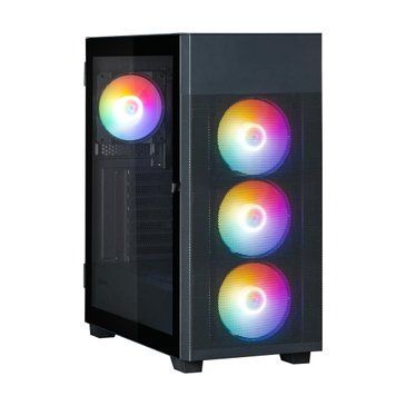 Корпус Zalman S5 Neo без БП, 1xUSB3.1, 1xUSB2.0, 4x120мм FRGB, VGA 390мм, LCS ready, TG Side Panel, ATX, чёрный S5NEOBLACK фото