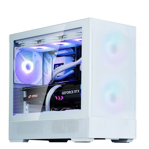 Корпус Zalman P30 AIR без БП, 1xUSB3.0, 1xUSBType-C, 3x140мм ARGB, VGA 392мм, LCS ready, TG Side Panel, mATX, белый P30AIRWHITE фото