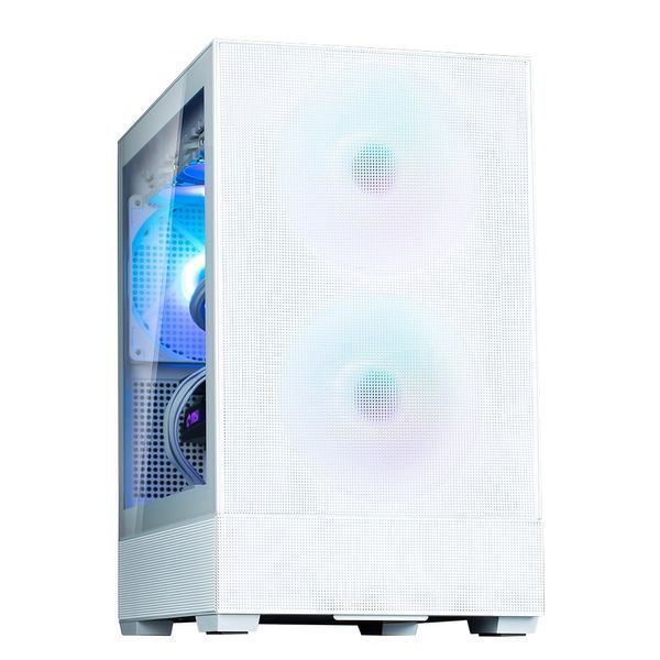 Корпус Zalman P30 AIR без БП, 1xUSB3.0, 1xUSBType-C, 3x140мм ARGB, VGA 392мм, LCS ready, TG Side Panel, mATX, белый P30AIRWHITE фото