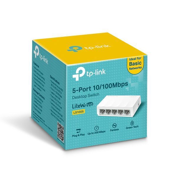 Коммутатор TP-LINK 5xFE, Неуправляемый TP-Link LS1005 LS1005 фото