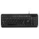 Клавіатура мембранна 2E KS120 104key, USB-A, EN/UK, White LED, чорний 2E-KS120UB_UA фото 1