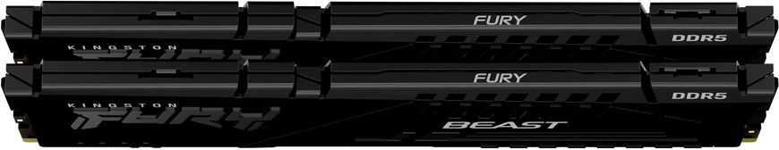 Память ПК Kingston DDR5 32GB KIT (16GBx2) 5600 FURY Beast EXPO KF556C36BBEK2-32 фото
