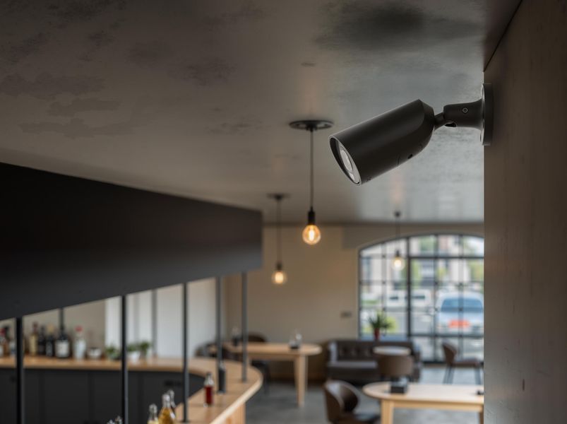IP-Камера проводная Ajax BulletCam HL black, 8Мп, 2.8мм, гибридная подсветка IR 50м, белый Led 50м, PoE, True WDR, IP65, аудио, угол обзора 100&deg;&ndash;110&deg;, уличная, чёрная 000059511 фото