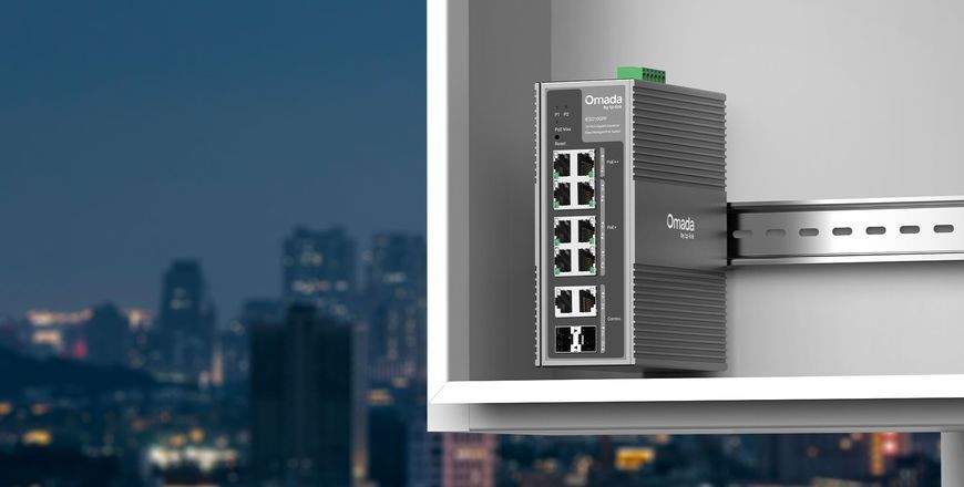 Промышленный коммутатор TP-LINK 8xGE (PoE), 120W, 2xGE/SFP, WebSmart1xSFP WebSmart TP-Link IES210GPP IES210GPP фото