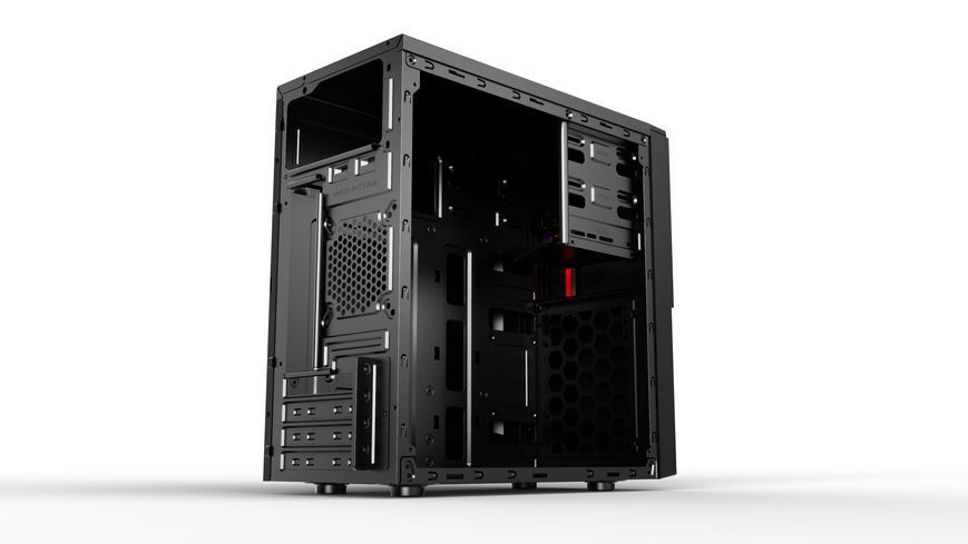 Корпус 2E Basis RD860-3U без БЖ, 1xUSB3.0, 2xUSB2.0, VGA 320мм, mATX, чорний 2E-RD860-3U фото