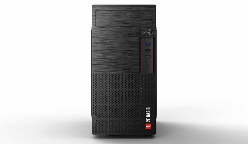 Корпус 2E Basis RD860-3U без БЖ, 1xUSB3.0, 2xUSB2.0, VGA 320мм, mATX, чорний 2E-RD860-3U фото