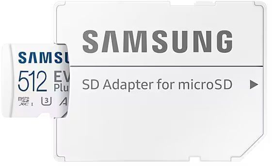 Карта памяти Samsung microSDXC 256GB C10 UHS-I R130MB/s Evo Plus + SD MB-MC512SA/EU фото