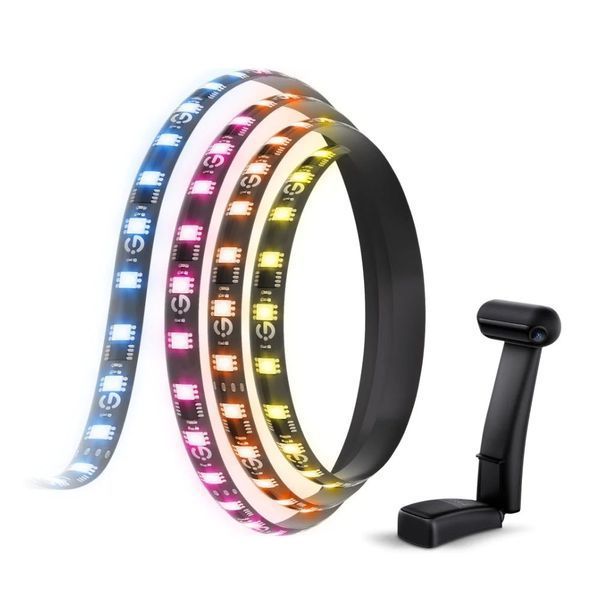 Набір адаптивного підсвічування Govee H605C Envisual TV Backlight T2 with Dual Cameras 75-85', RGBIC, WI-FI/Bluetooth, чорний H605C312 фото