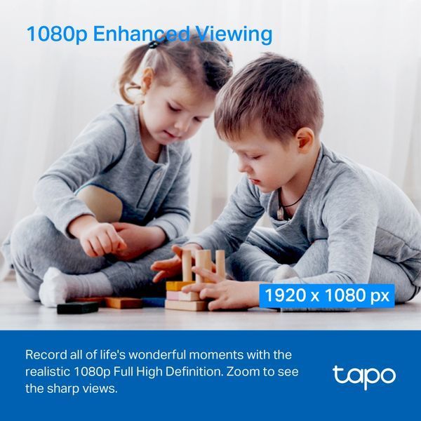 IP-Камера TP-LINK Tapo C200C FHD N300 microSD motion detection, 9x zoom TAPO-C200C фото