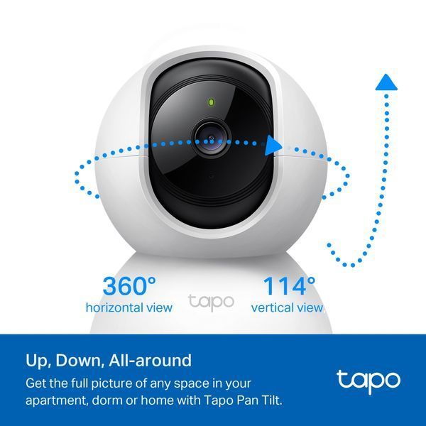 IP-Камера TP-LINK Tapo C200C FHD N300 microSD motion detection, 9x zoom TAPO-C200C фото