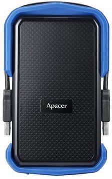 Портативний жорсткий диск Apacer 2TB USB 3.2 Gen1 AC631 IP55 Чорний AP2TBAC631U-1 фото