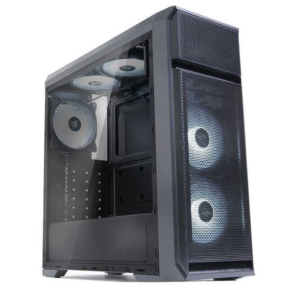 Корпус Zalman N5 OF без БП 1xUSB3.0, 2xUSB2.0 3x120мм white LED VGA 365мм LCS ready Acrylic Side Panel ATX чёрный N5OF фото