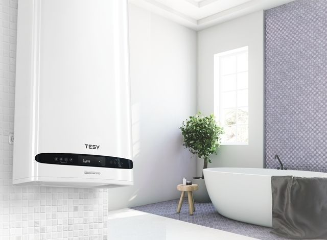 Водонагрівач електр. TESY Bellislimo Cloud плаский GCR 802722 E31 ECW Wi-Fi, 80л, 2,2кВт, ун. монтаж, електр. кер-ння, B, білий 304606 фото