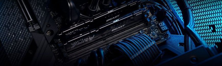 Память ПК Kingston DDR5 32GB 5600 FURY Beast KF556C40BB-32 фото