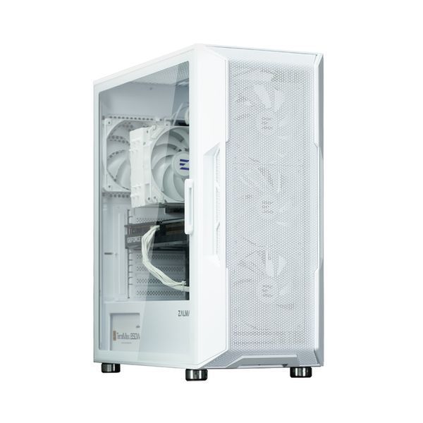Корпус Zalman I3 Neo ARGB без БЖ, 2xUSB3.0, 1xUSB2.0, 4x120мм ARGB, VGA 355мм, LCS ready, TG Side Panel, ATX, білий I3NEOARGBWHITE фото