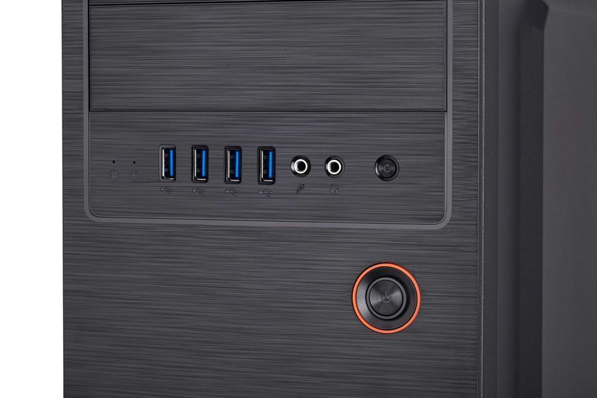 Корпус 2E Alfa E1802 без БЖ 4xUSB3.0, VGA 320мм, ATX, чорний 2E-E1802 фото