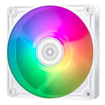 Корпусний вентилятор SilverStone Vista VS120W-ARGB, 120мм, 2000rpm, 4pin PWM, 3pin +5VARGB, 30.6dBa, білий SST-VS120W-ARGB фото