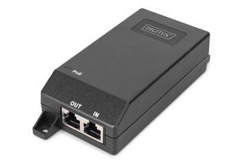 PoE-Інжектор DIGITUS PoE+ 802.3at, 10/100/1000 Mbps, Output max. 48V, 30W, чорний DN-95103-3 фото