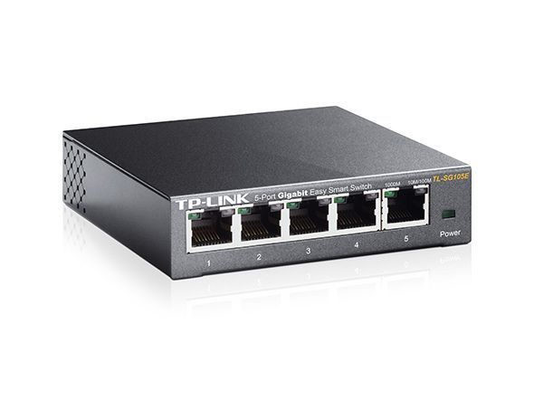 Коммутатор TP-LINK 5xGE, WebSmart TP-Link TL-SG105E TL-SG105E фото