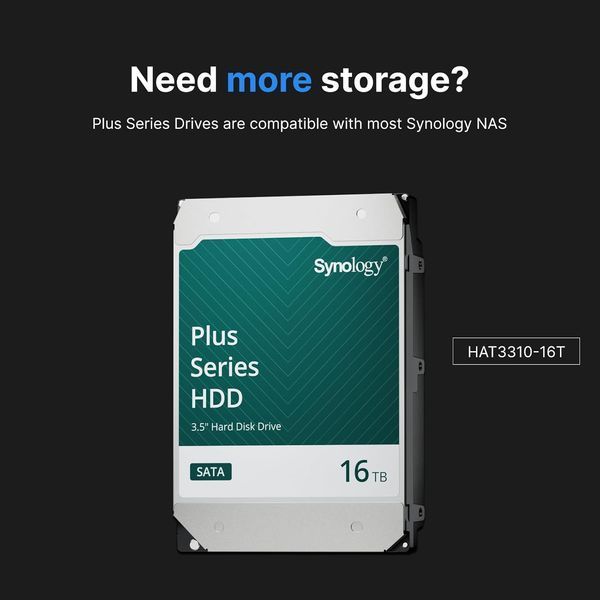 Жорсткий диск Synology 3.5" 16TБ SATA 7200 HAT5310-16T фото