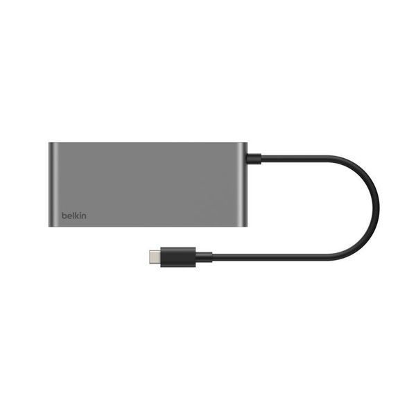 Хаб Belkin USB-C 8in1 Ethernet Multiport Dock with Mount INC024HQSGY фото