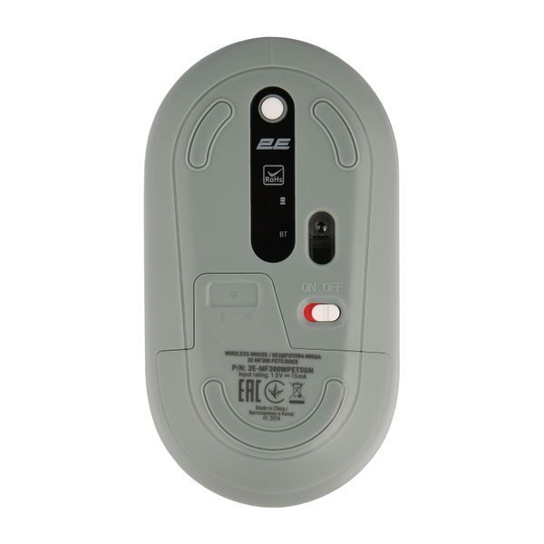 Миша 2E MF300 PETS:DOGS Silent WL BT, зелений 2E-MF300WPETSGN фото