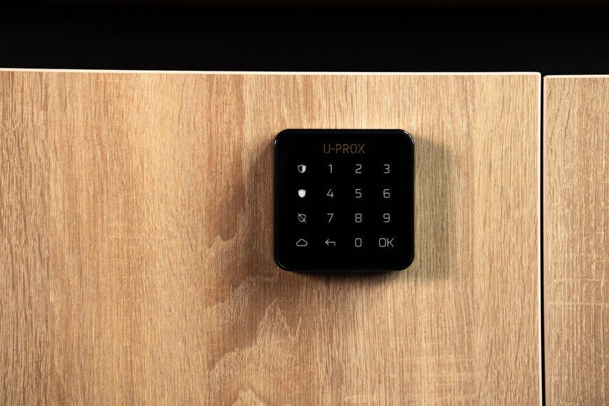 Бездротова сенсорна клавіатура U-Prox Keypad G1 Black, 1 група, бездротовий, чорний 4820261370140 фото