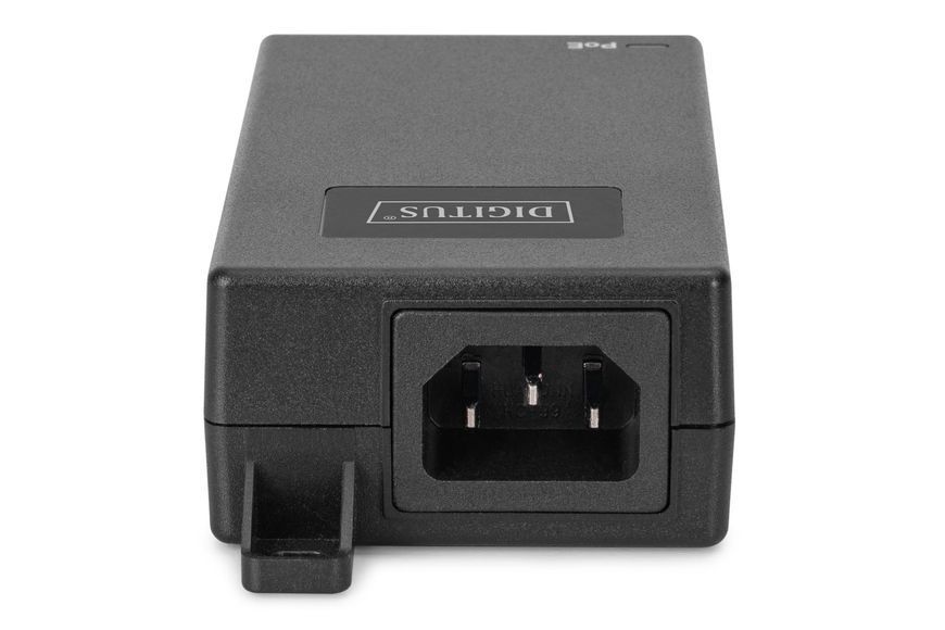 PoE-Інжектор DIGITUS PoE+ 802.3at, 10/100/1000 Mbps, Output max. 48V, 30W, чорний DN-95103-3 фото