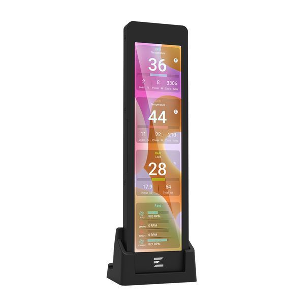 Дисплей внешний Zalman ZM-MF916, 269 x 70 x 15(В)мм, 60Hz, 1920 x 462, USB 9Pin, рамка чёрная ZM-MF916BLACK фото