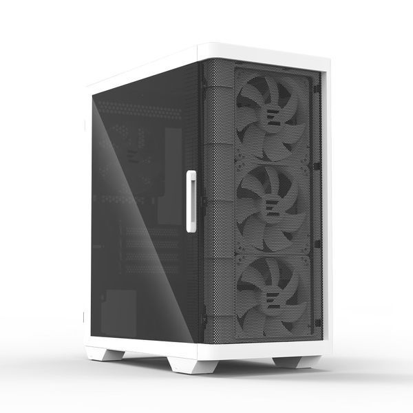 Корпус Zalman M4 без БЖ, 2xUSB3.0, 1xUSB2.0, 4x120мм ARGB, VGA 320мм, LCS ready, TG Side Window, mATX, білий M4WHITE фото