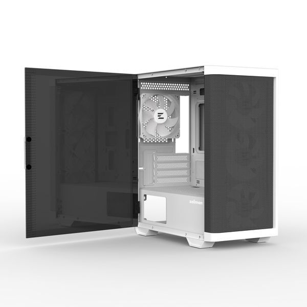Корпус Zalman M4 без БЖ, 2xUSB3.0, 1xUSB2.0, 4x120мм ARGB, VGA 320мм, LCS ready, TG Side Window, mATX, білий M4WHITE фото