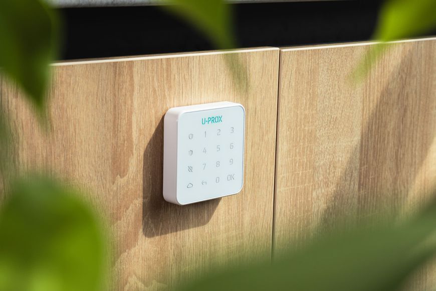 Бездротова сенсорна клавіатура U-Prox Keypad G1 White, 1 група, бездротовий, білий 4820261370133 фото