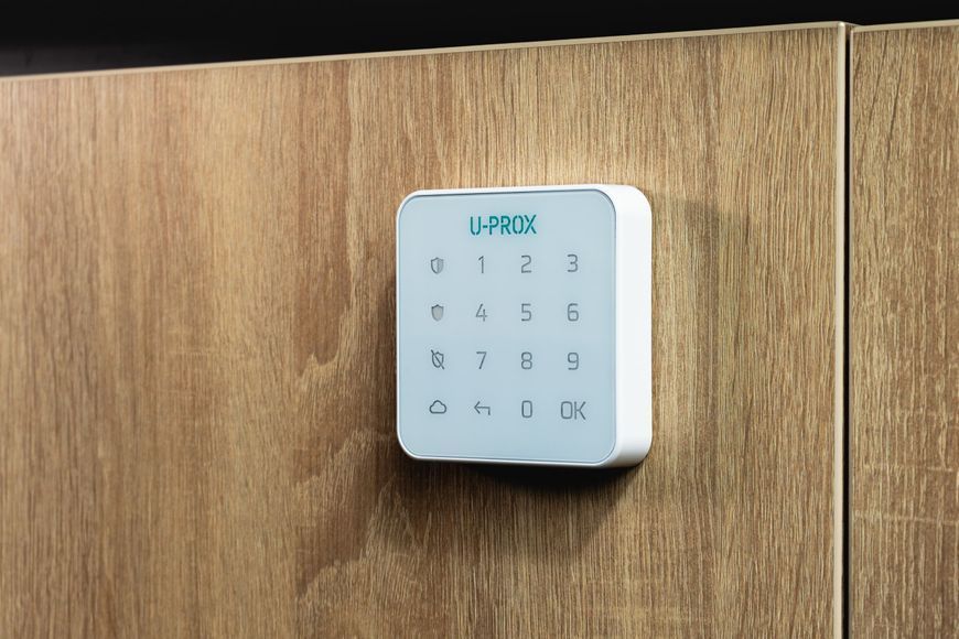Бездротова сенсорна клавіатура U-Prox Keypad G1 White, 1 група, бездротовий, білий 4820261370133 фото