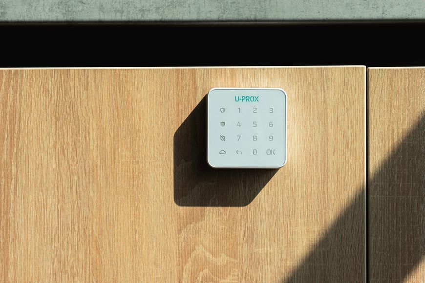 Бездротова сенсорна клавіатура U-Prox Keypad G1 White, 1 група, бездротовий, білий 4820261370133 фото