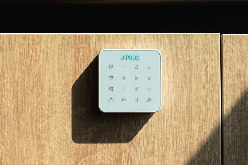 Бездротова сенсорна клавіатура U-Prox Keypad G1 White, 1 група, бездротовий, білий 4820261370133 фото