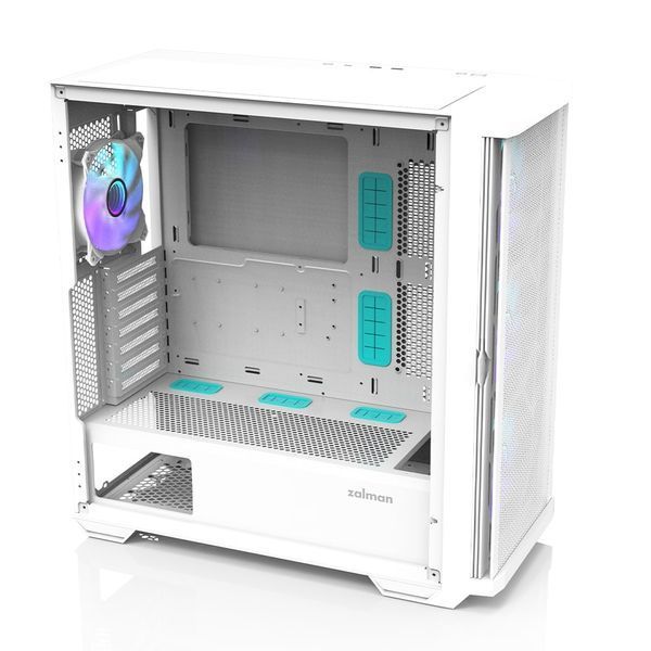 Корпус Zalman Z10 Duo без БП 2xUSB3.0, 1xUSB Type-C 3x140мм ARGB, 1x120мм ARGB VGA 395мм LCS ready TG Side Panel EATX белый Z10DUOWHITE фото