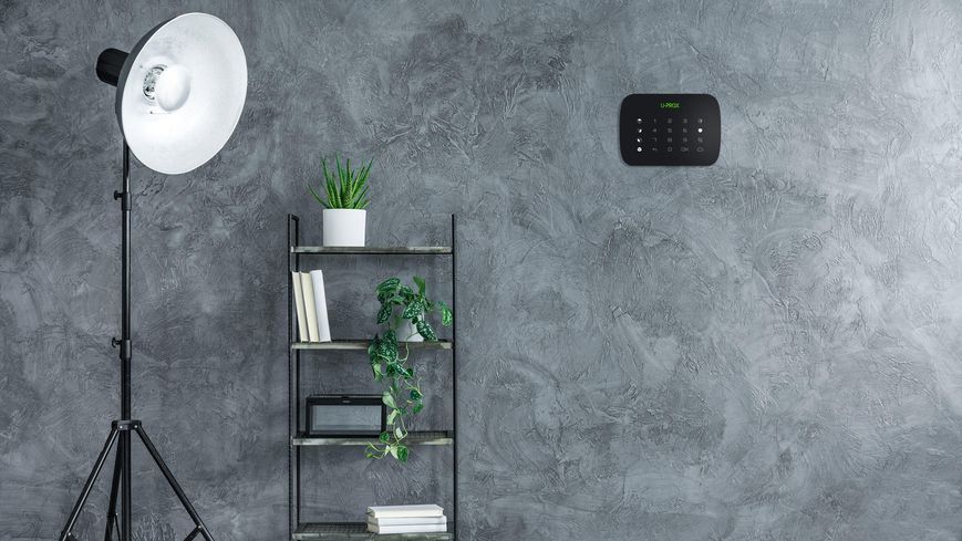 Бездротова сенсорна клавіатура U-Prox Keypad G4 Black, 4 групи, бездротовий, чорний 4820261370164 фото